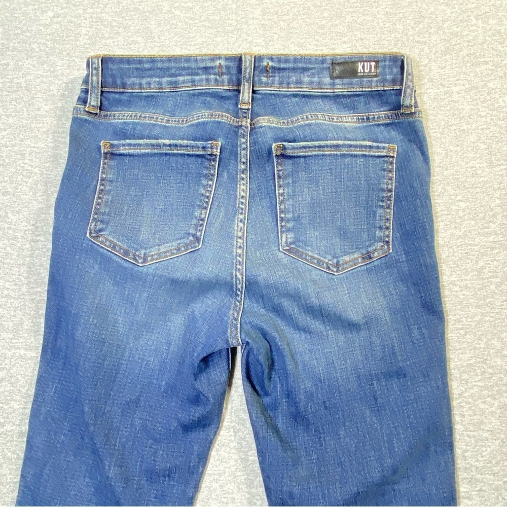 KUT From The Kloth Jeans Womens 2 Connie Fab AB Hi Rise Ankle Skinny Raw Hem - Picture 8 of 14